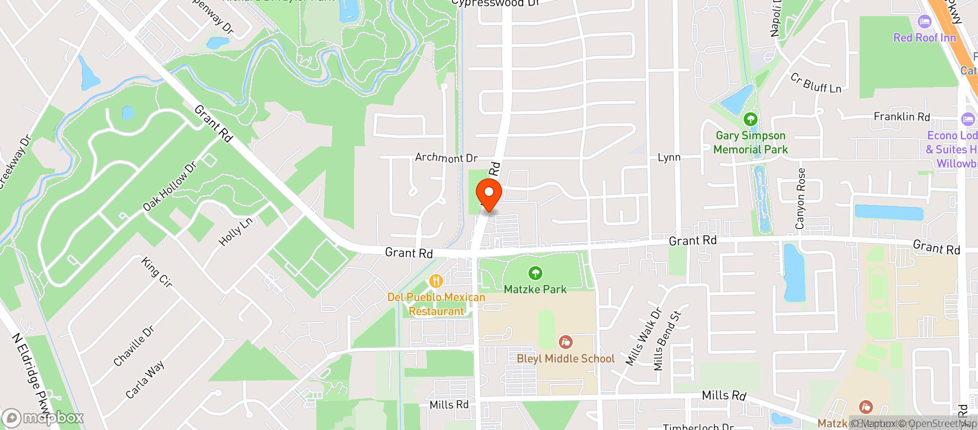 Map showing Orion Liquor