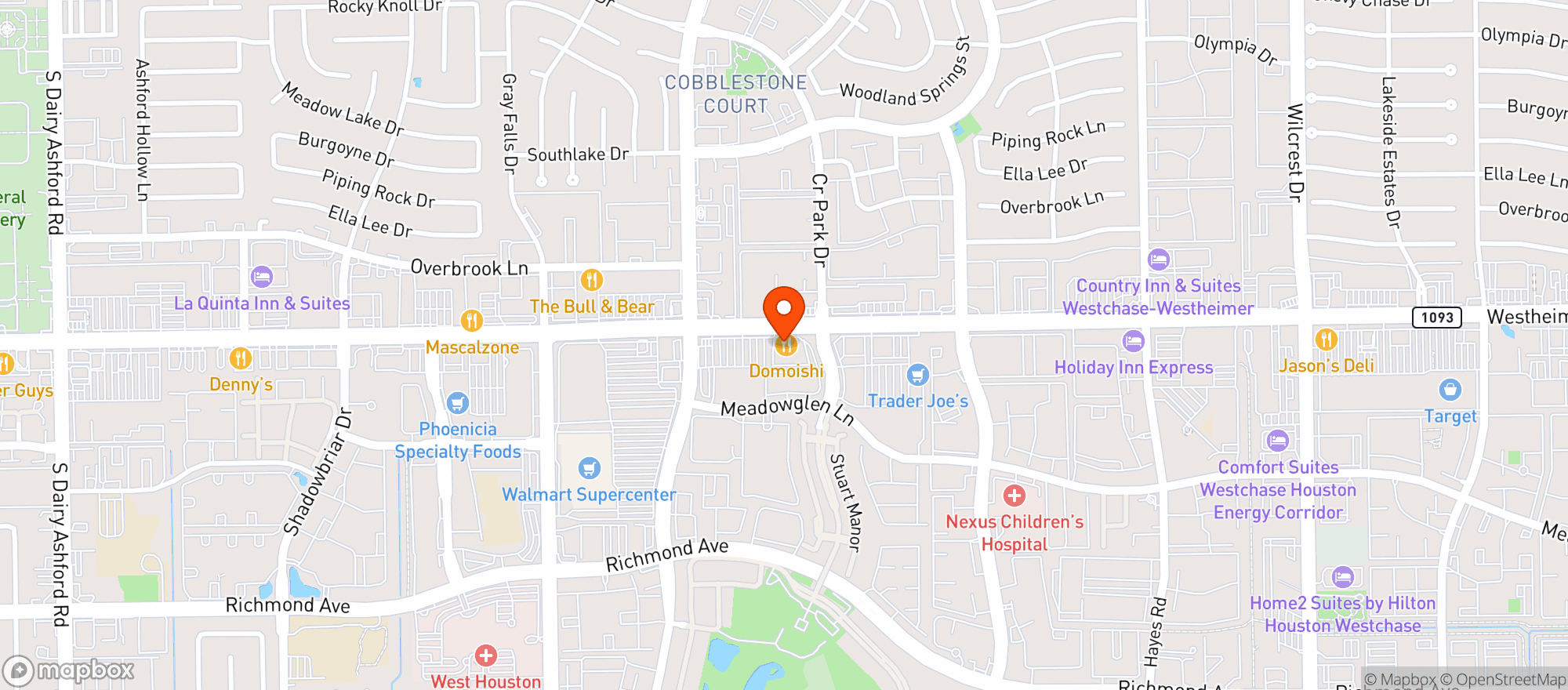 Map showing Gnc - 8760 - Royal Oaks Village