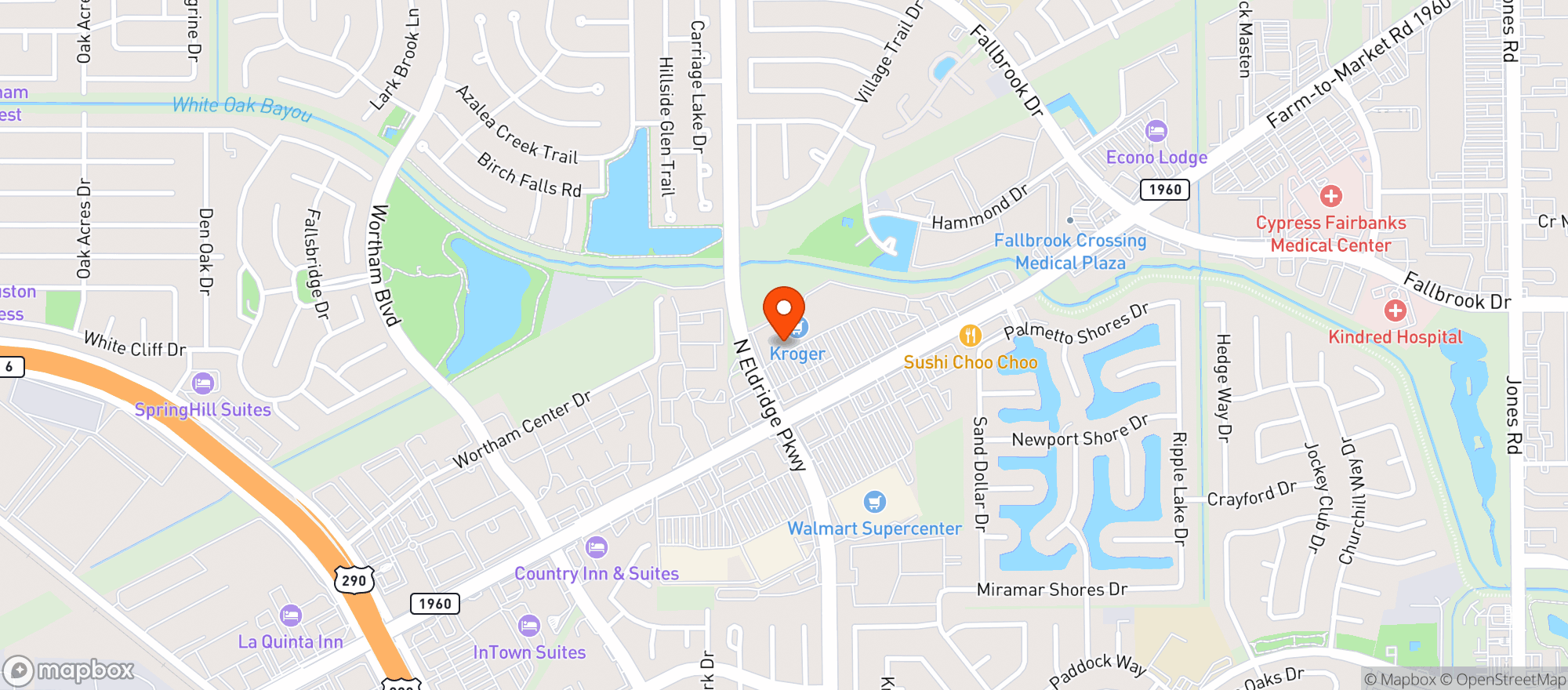 Map showing Gnc - 7341 - Krogers Center