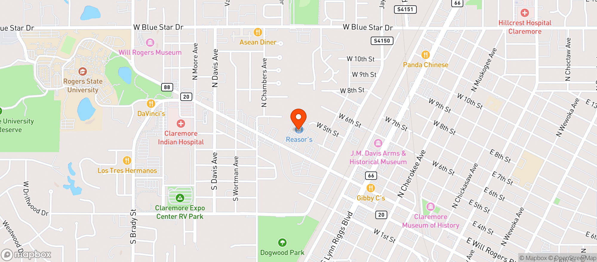 Map showing Reasor S #904