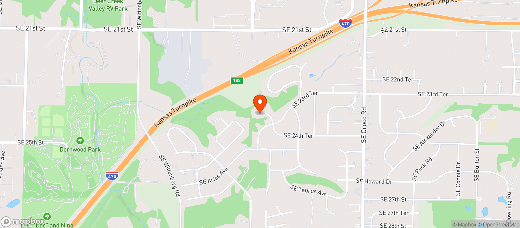 Map showing QUICK STOP 5