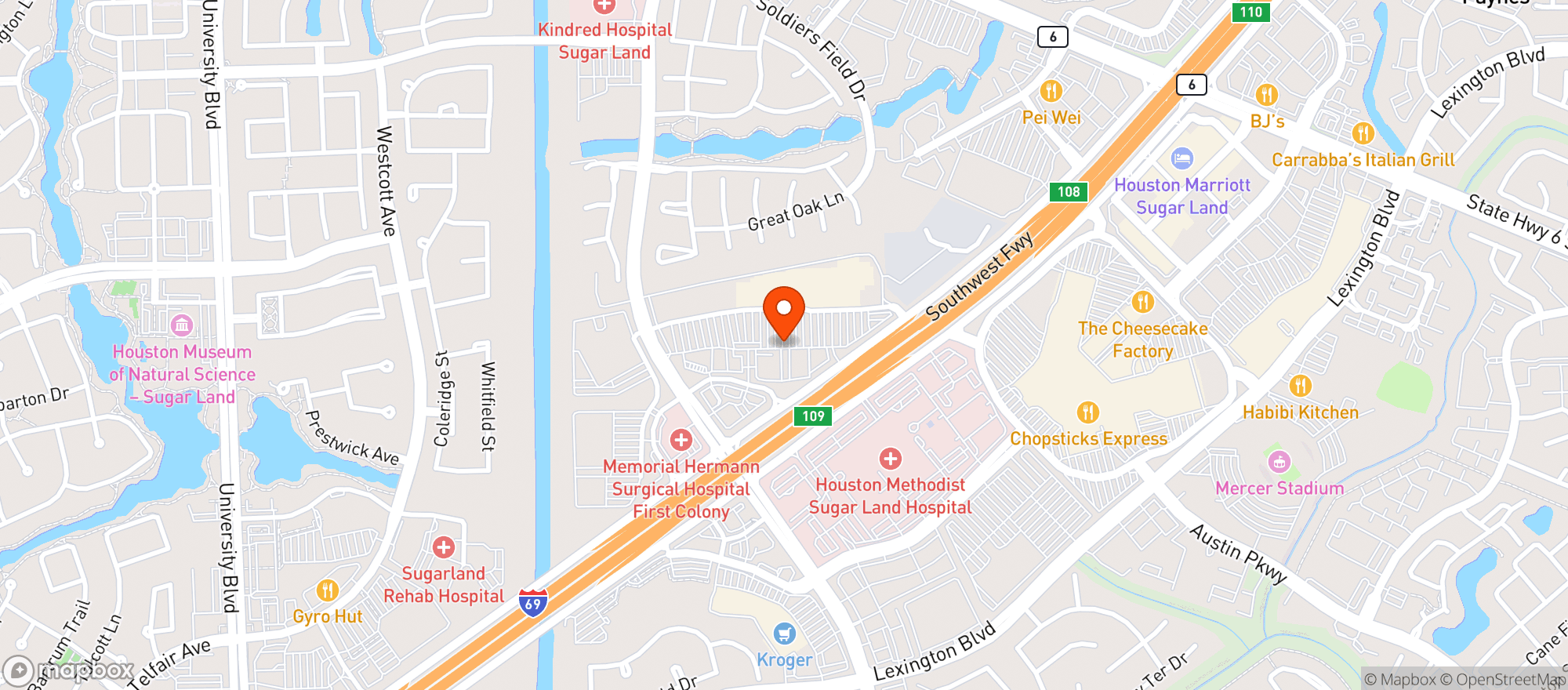 Map showing Total Wine & More