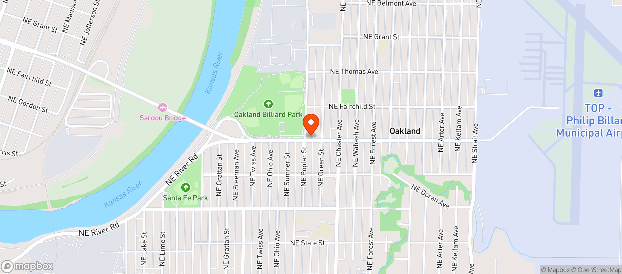 Map showing Stadler Liquor