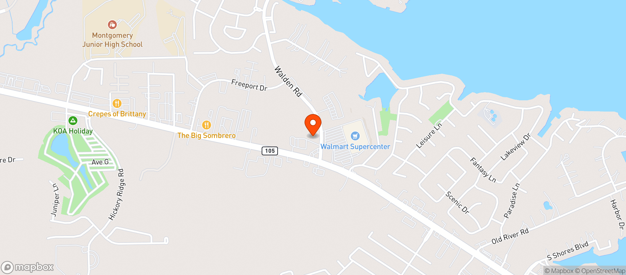 Map showing BAHAMA MAMA WALDEN