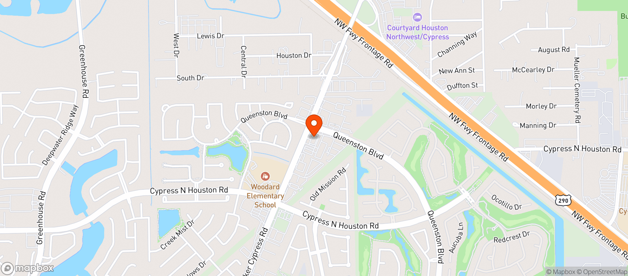 Map showing Rock N' Roll It - Barker Cypress 24/7