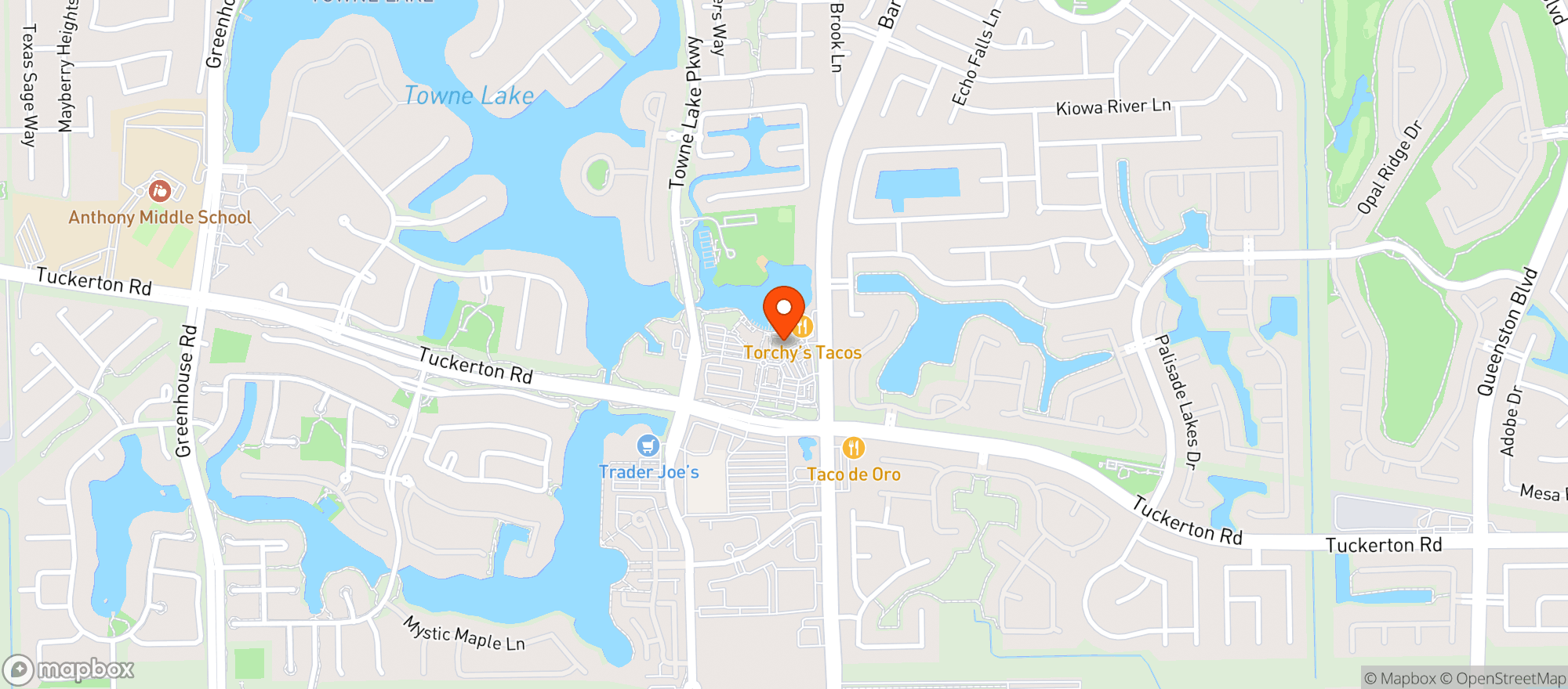 Map showing Hopdoddy Burger Bar