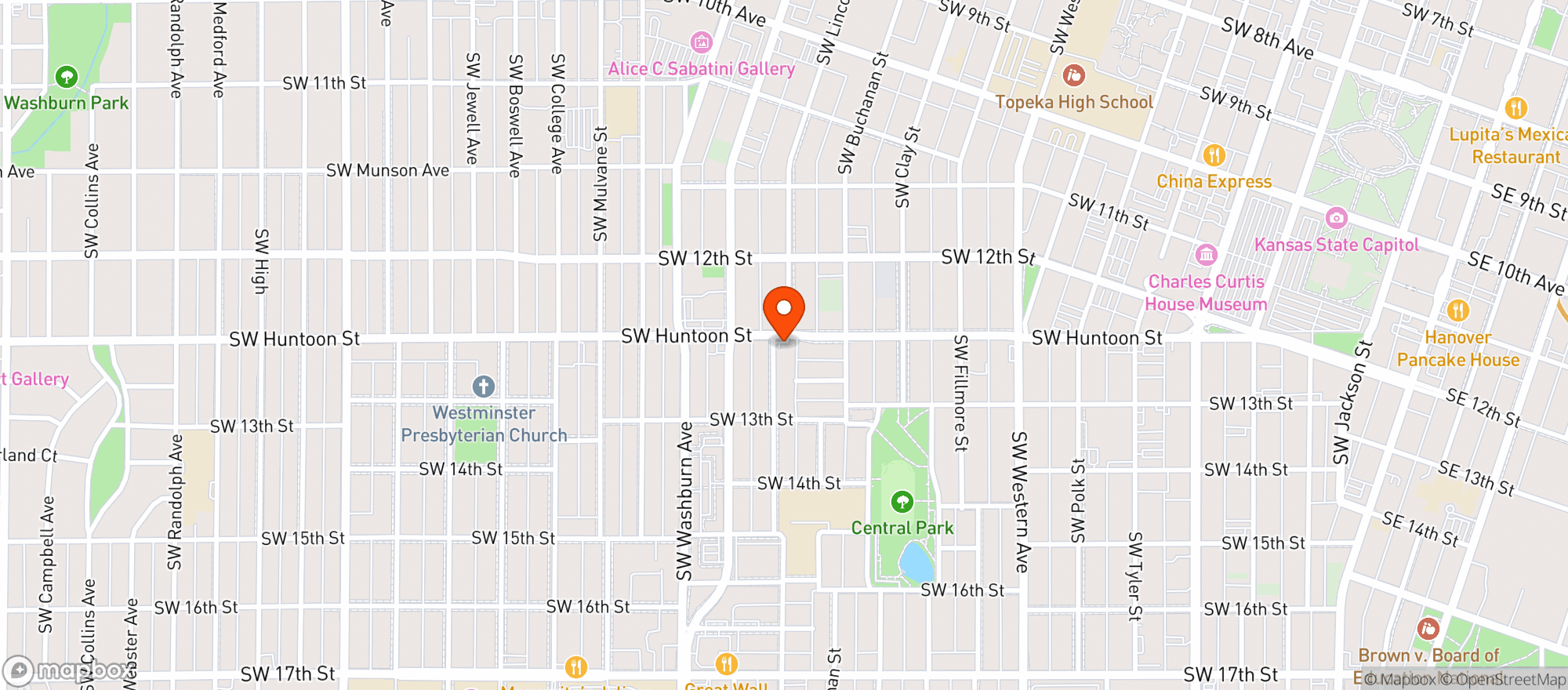 Map showing Charlies Retail Liquor