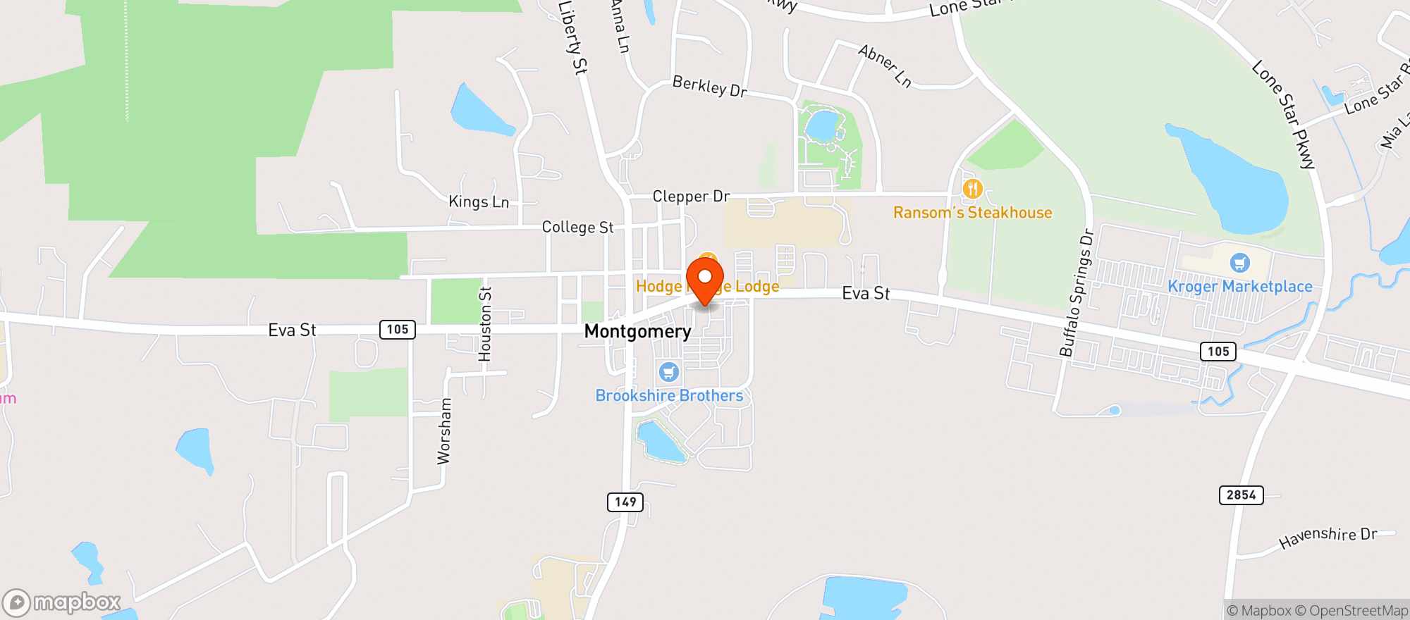 Map showing ROCK 'N ROLL IT - MONTGOMERY