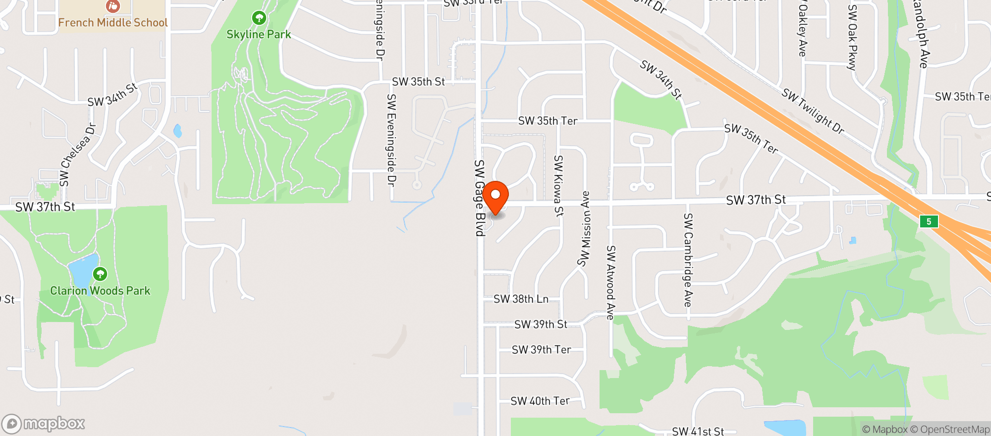 Map showing Verns Retail Liquor - New