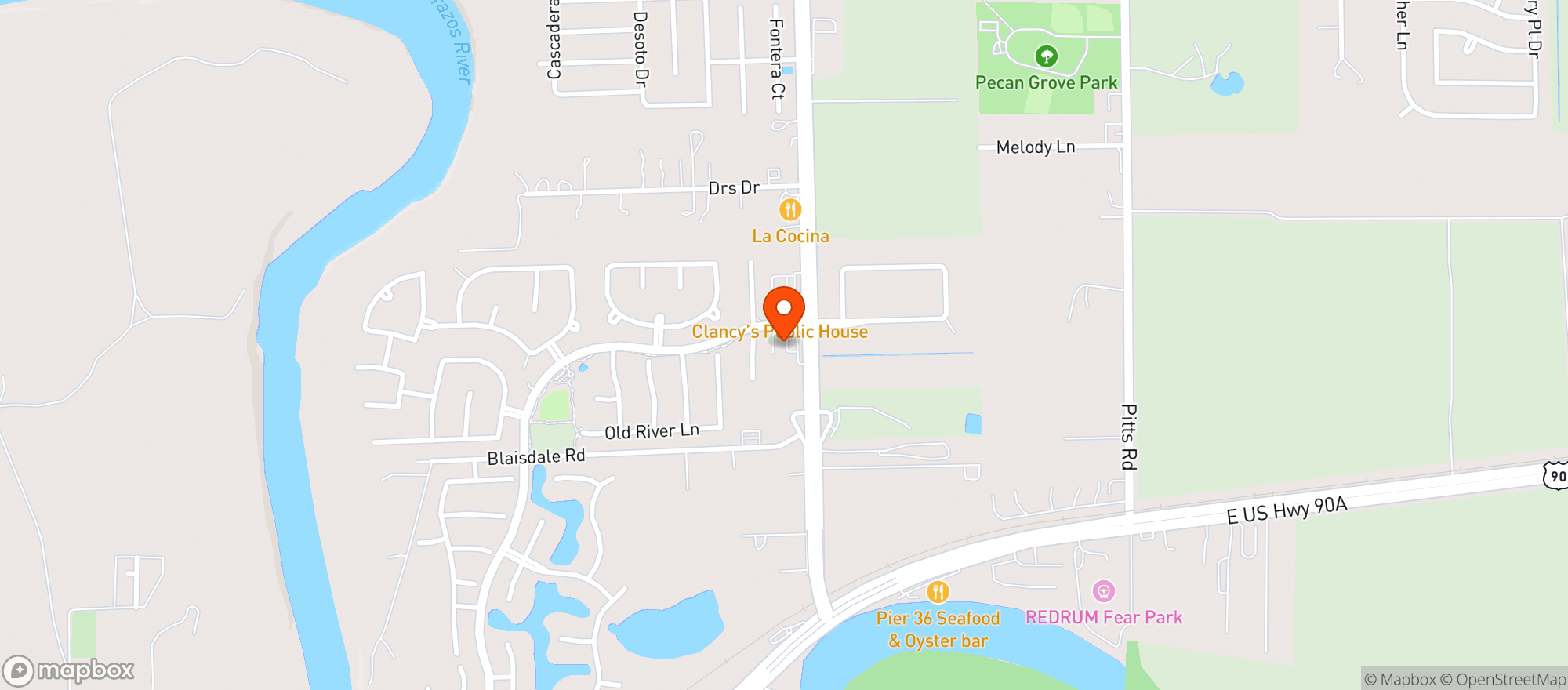 Map showing Quick Buy