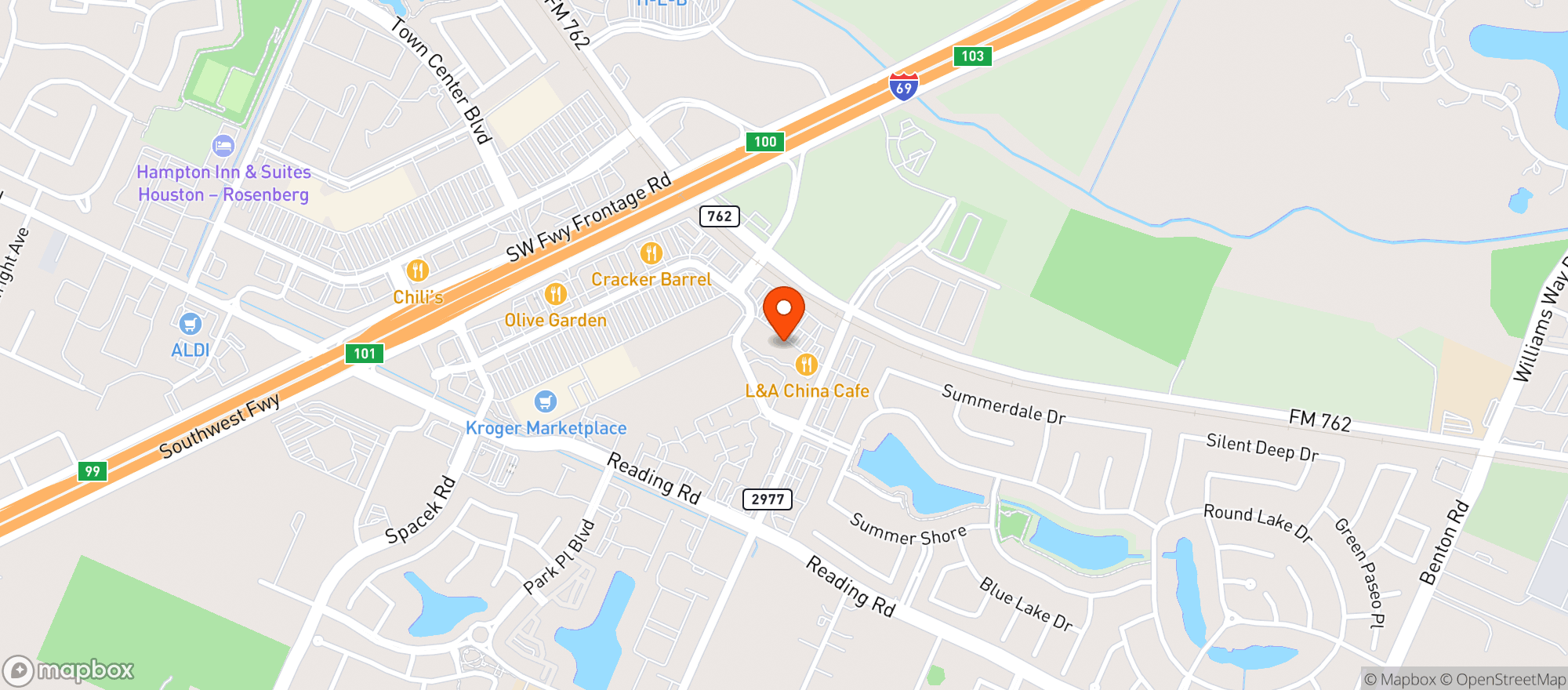 Map showing SPECS WINE SPIRITS & FINER FOODS