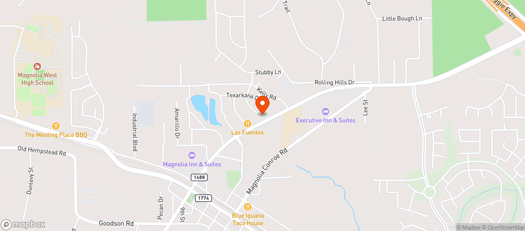 Map showing ROCK N' ROLL IT - MAGNOLIA
