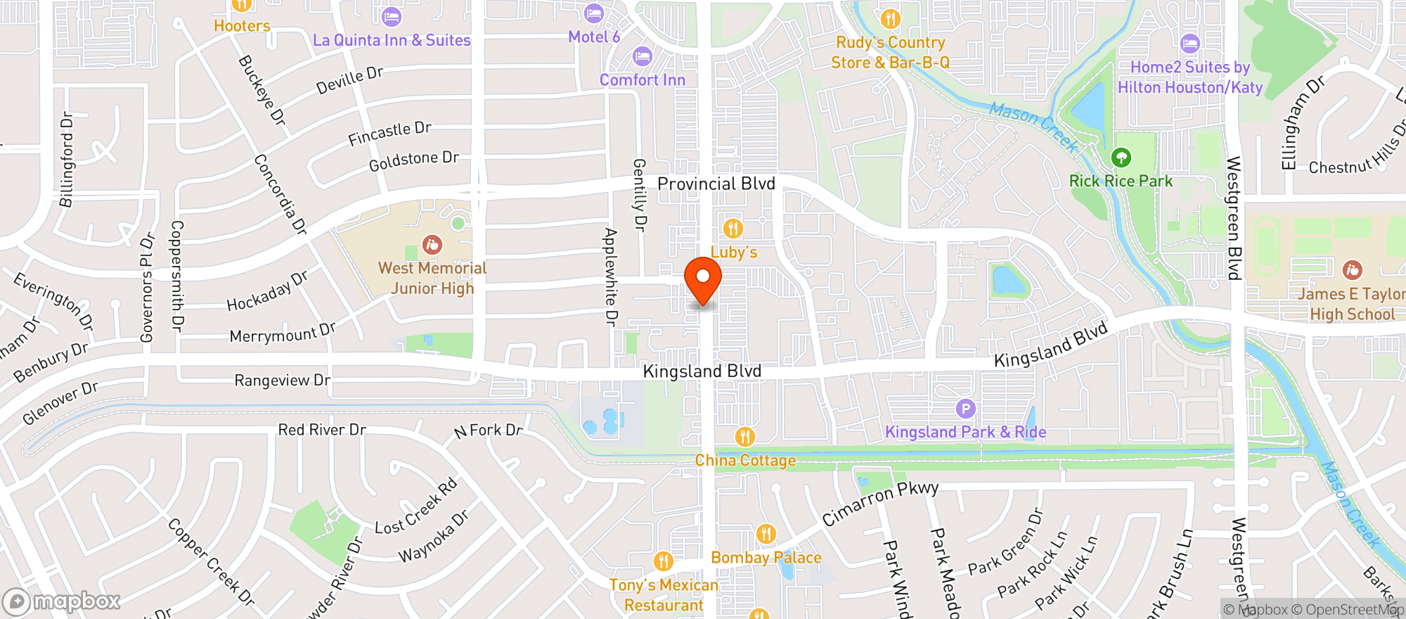 Map showing 510 Bar & Grill