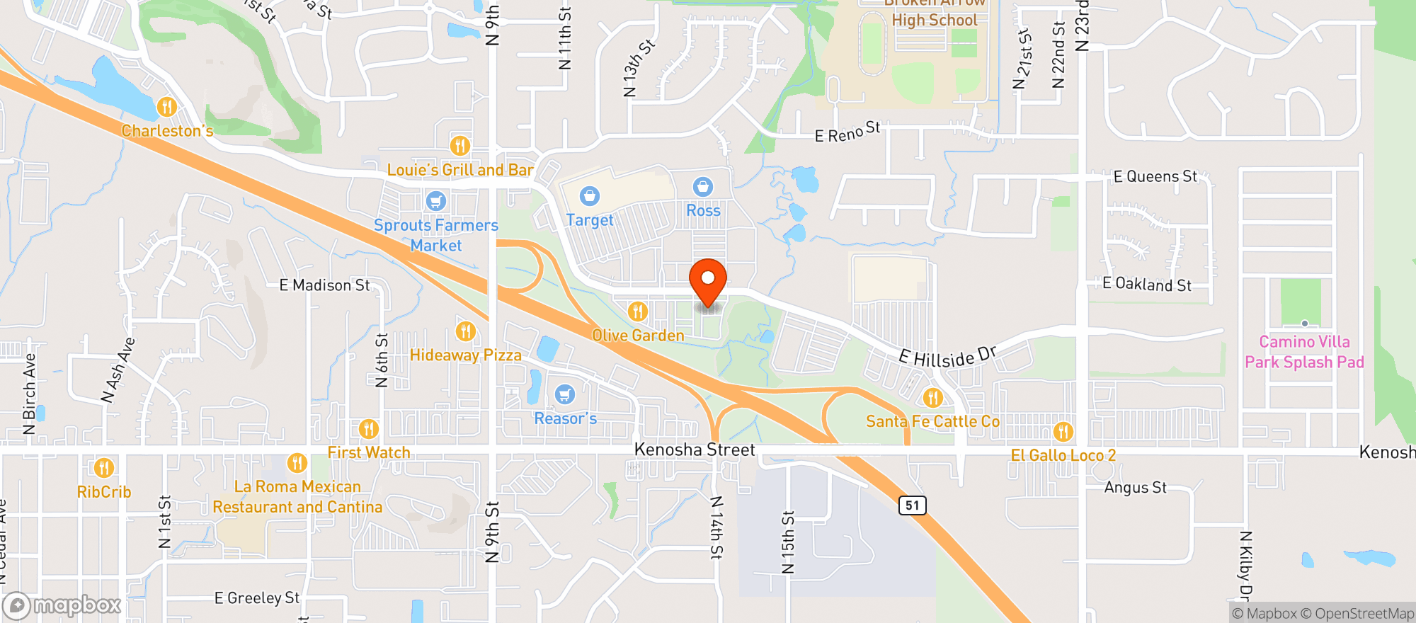 Map showing Trader Joe S #462