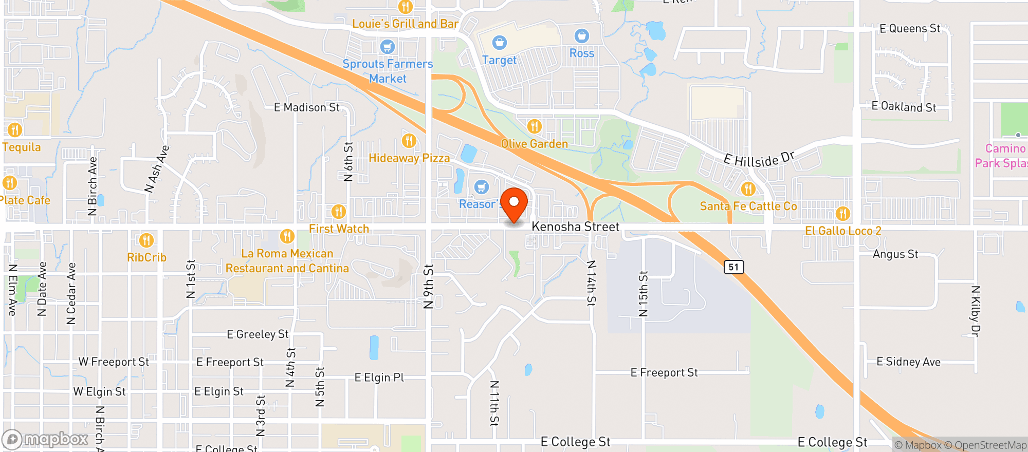 Map showing Ba Wine & Spirits