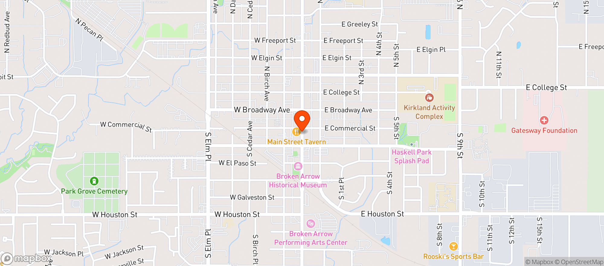 Map showing Dos Bandidos