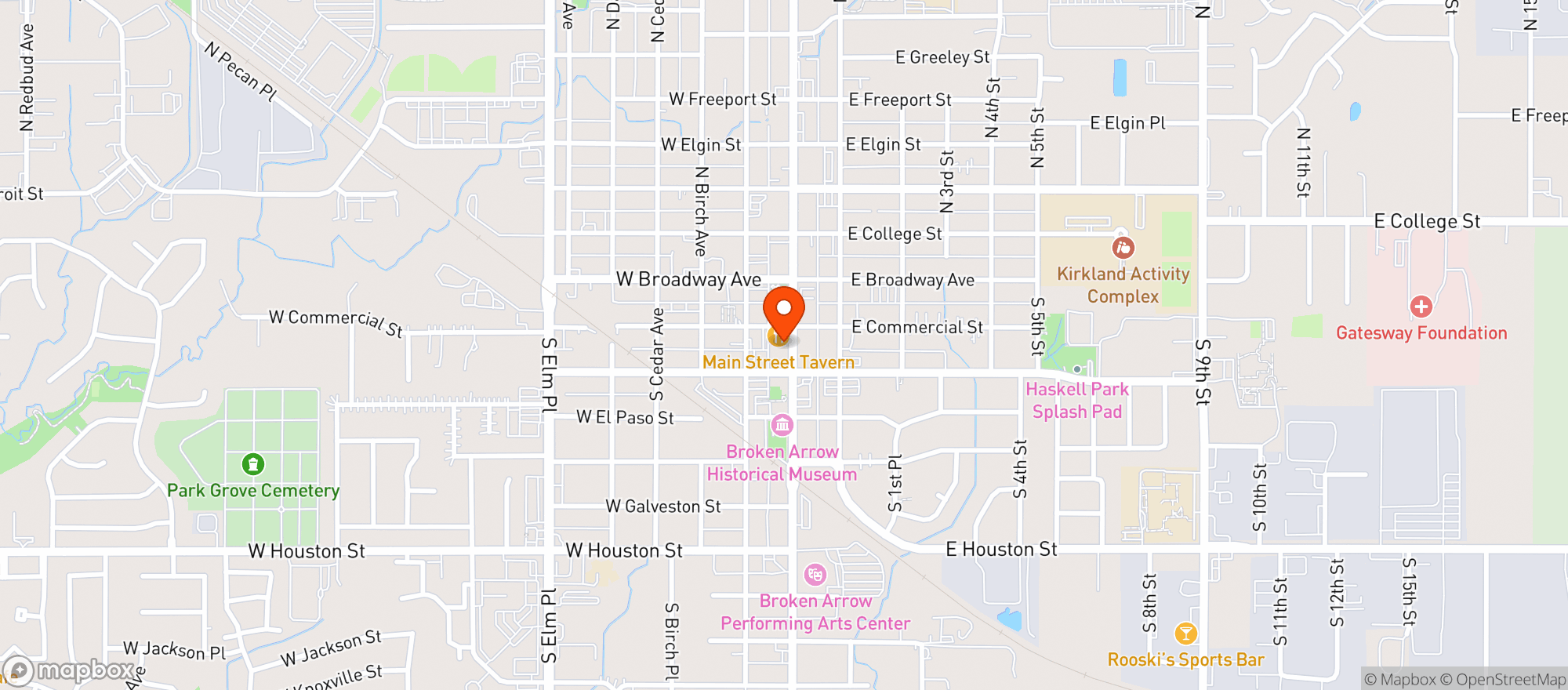 Map showing Rustic Chophouse