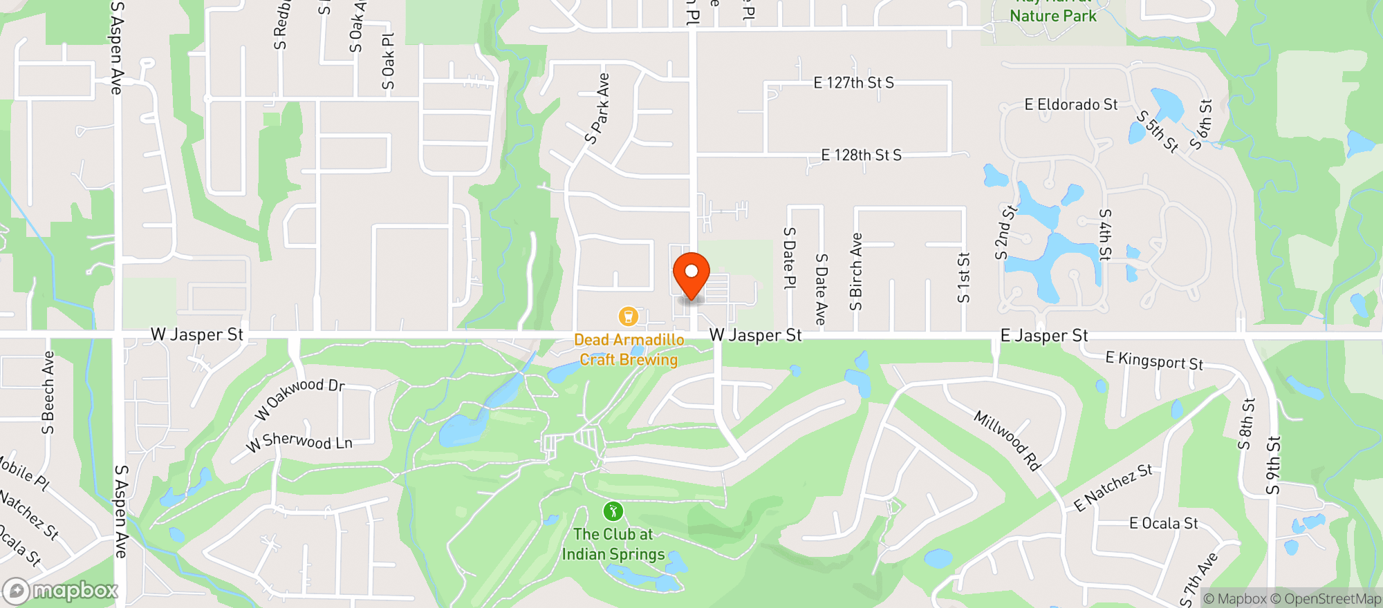 Map showing Mulligans Wine & Spirits