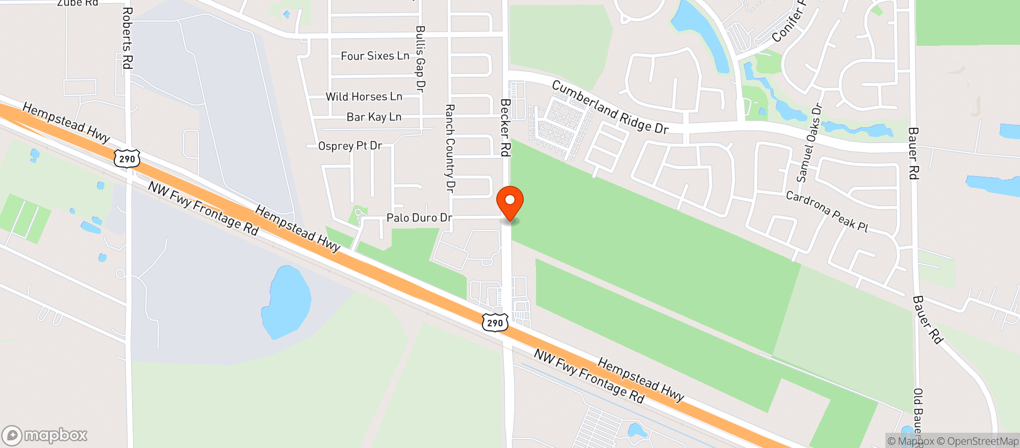 Map showing Hop Stop