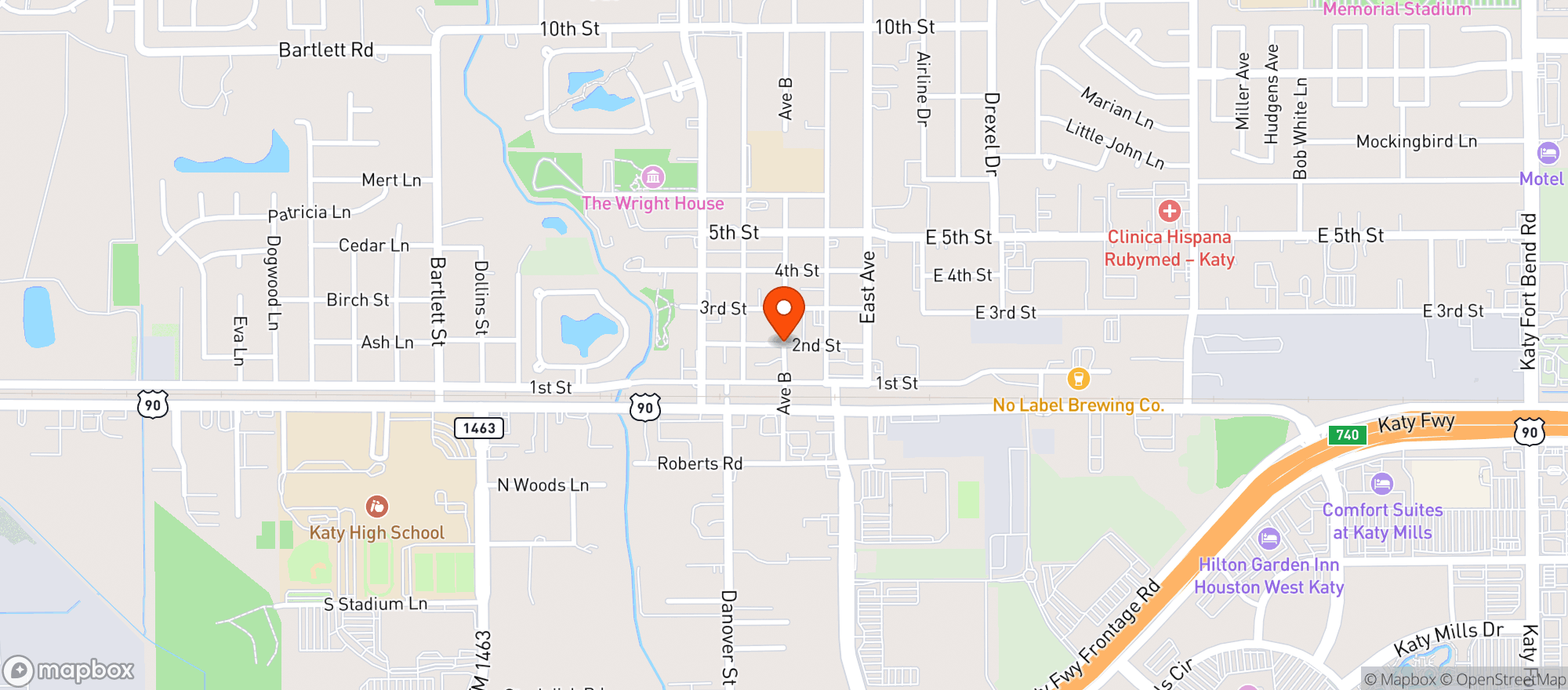 Map showing Spec's - Cinco Ranch