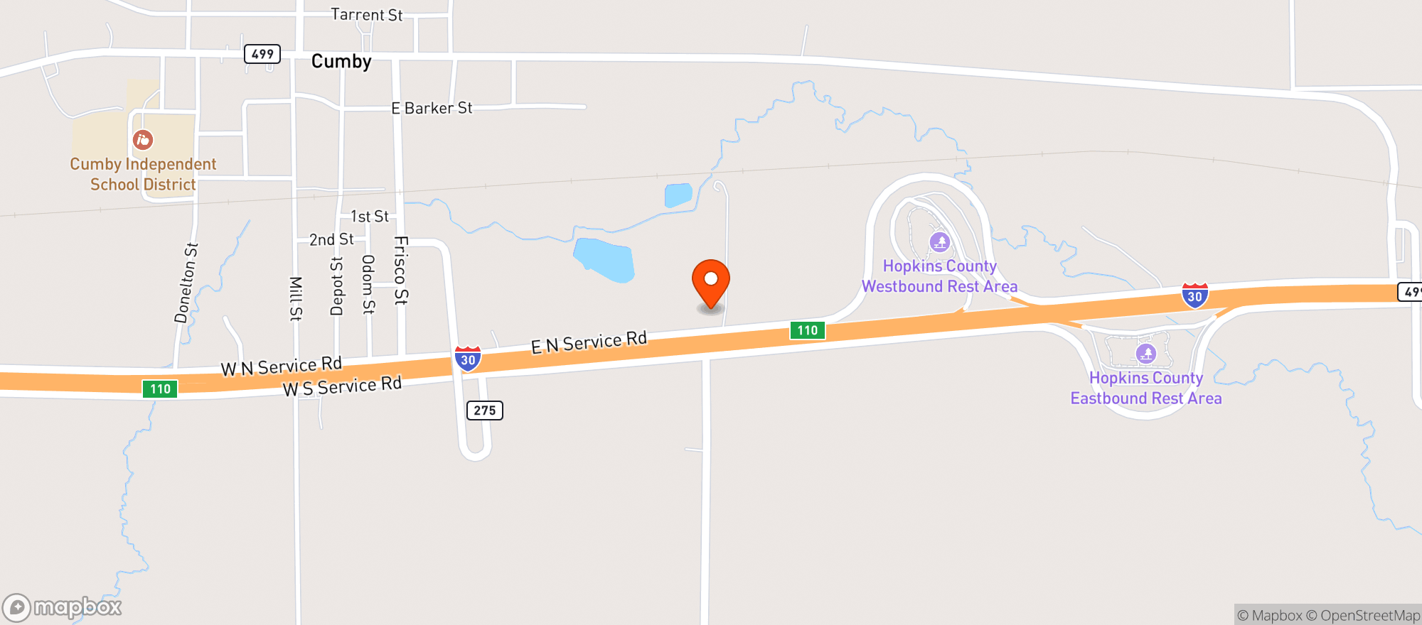 Map showing Black Jack Package