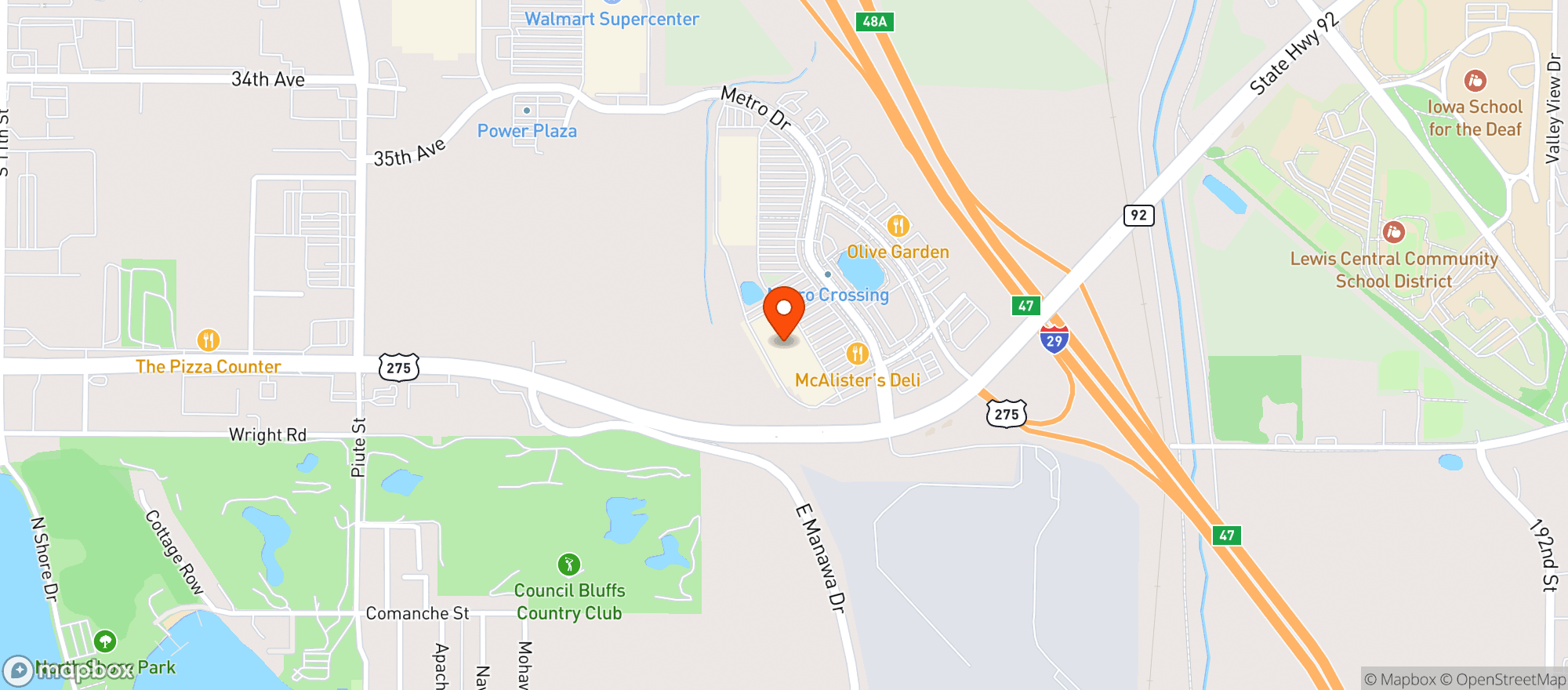 Map showing Target Store #2454