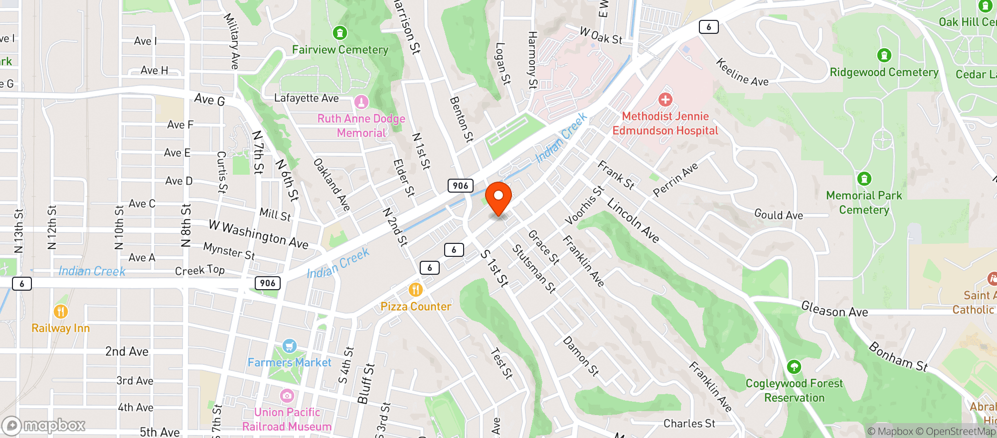Map showing BROADWAY SUPREME CONVENIENCE SHOPE