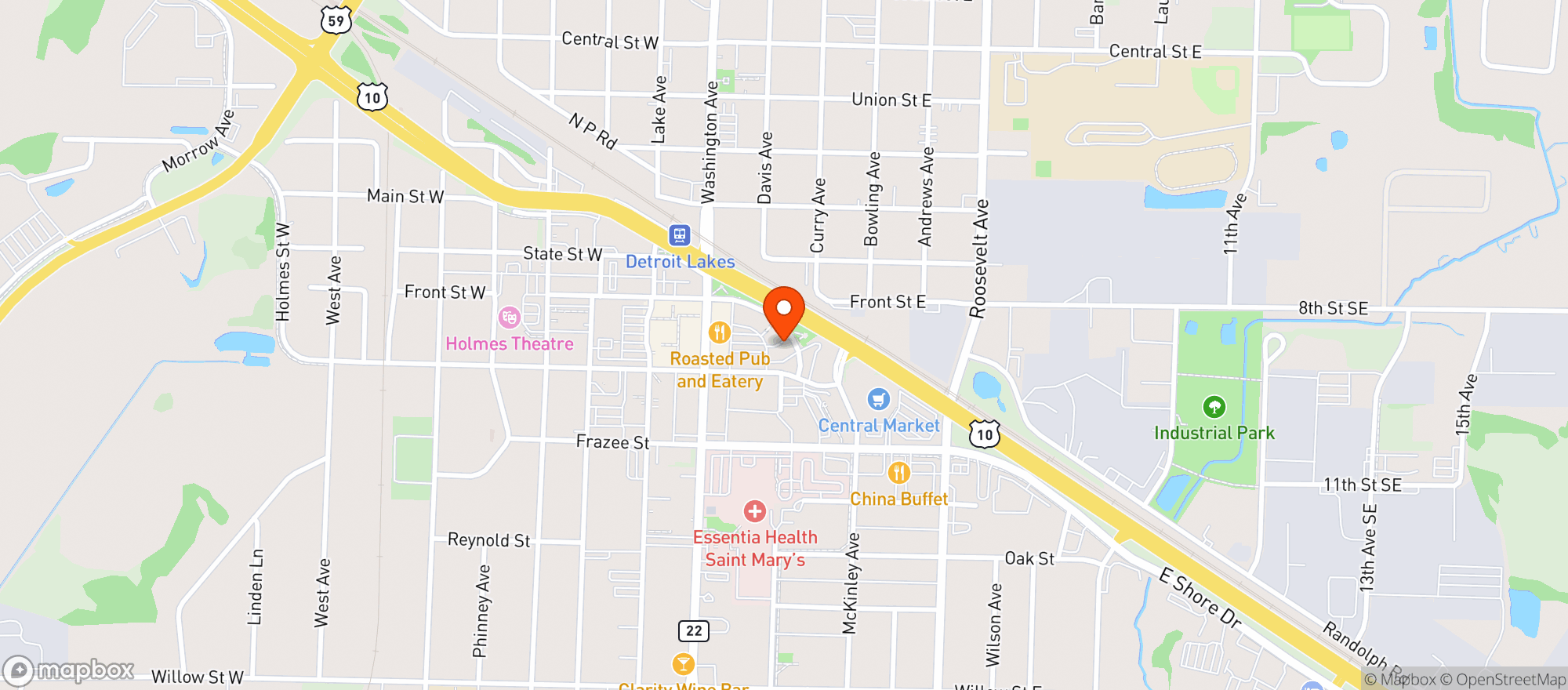 Map showing Masterpiece Alternatives
