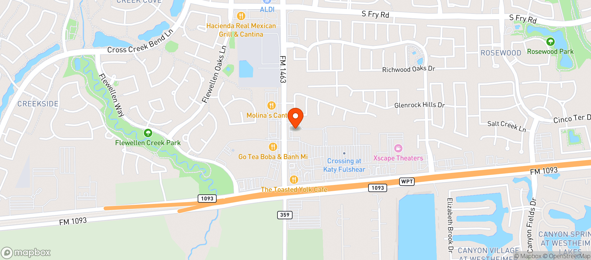 Map showing Gnc - 2415 - Crossing At Katy-Fulshear