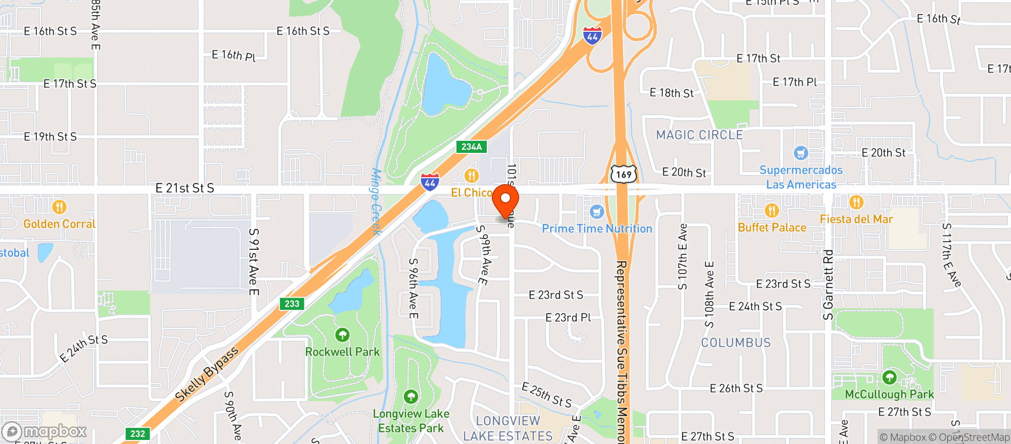 Map showing Ryan S Mingo