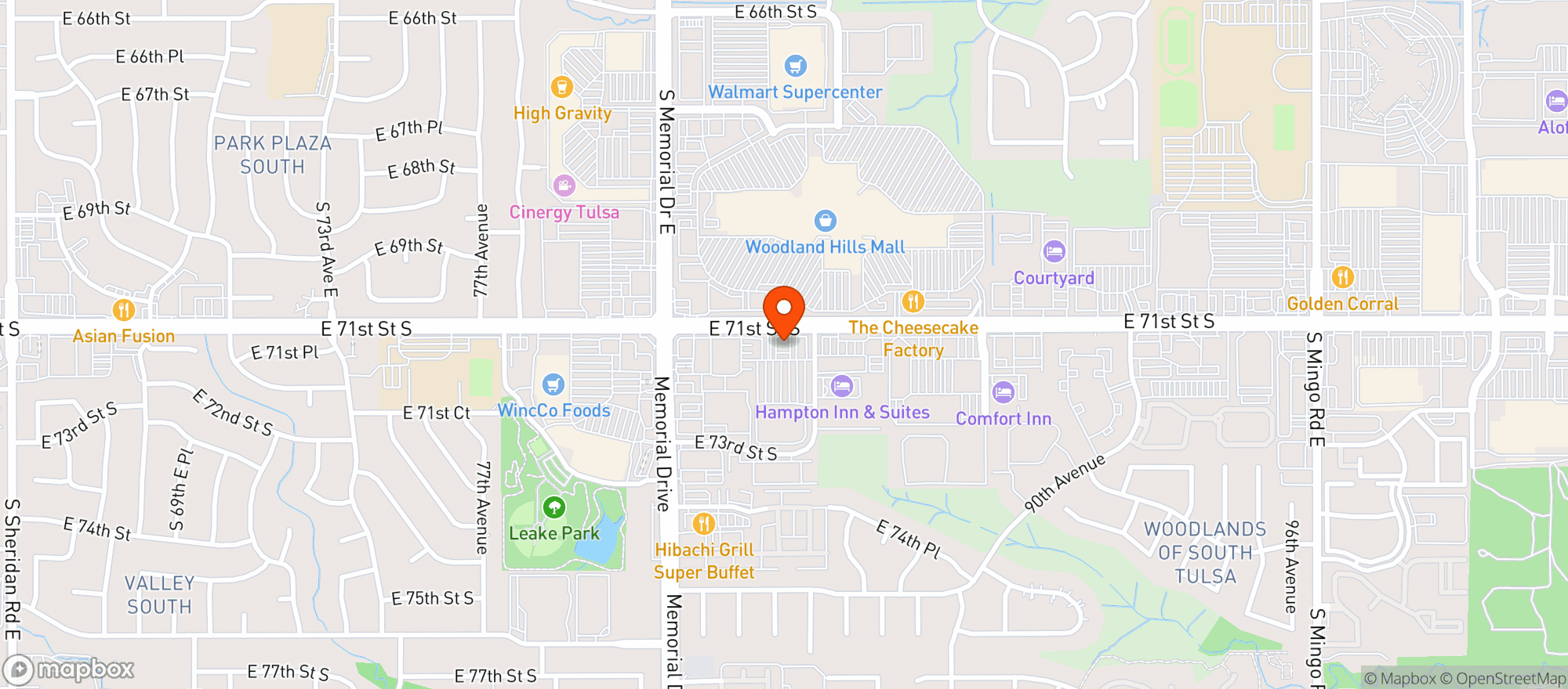 Map showing Mizu Sushi