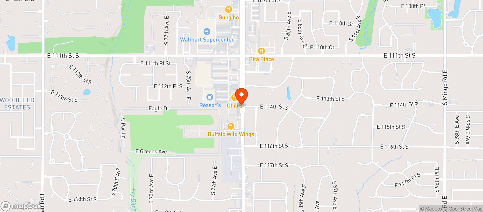 Map showing Reasors - 922