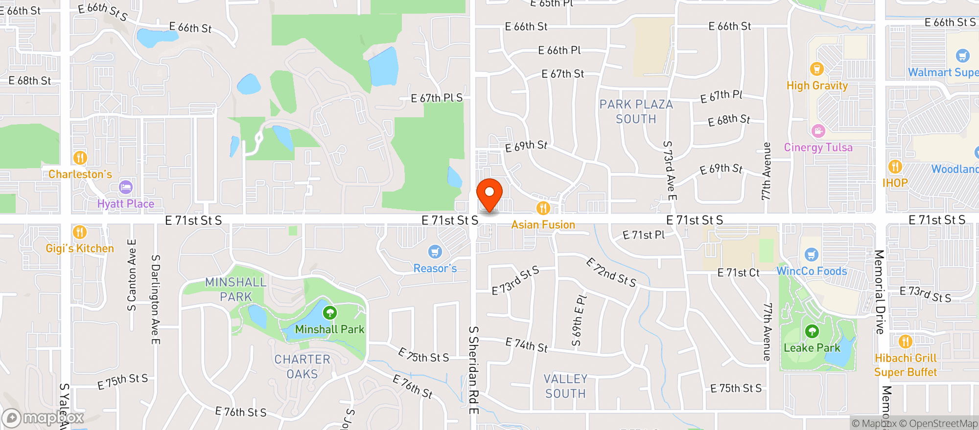 Map showing Burtons Liquor Mart