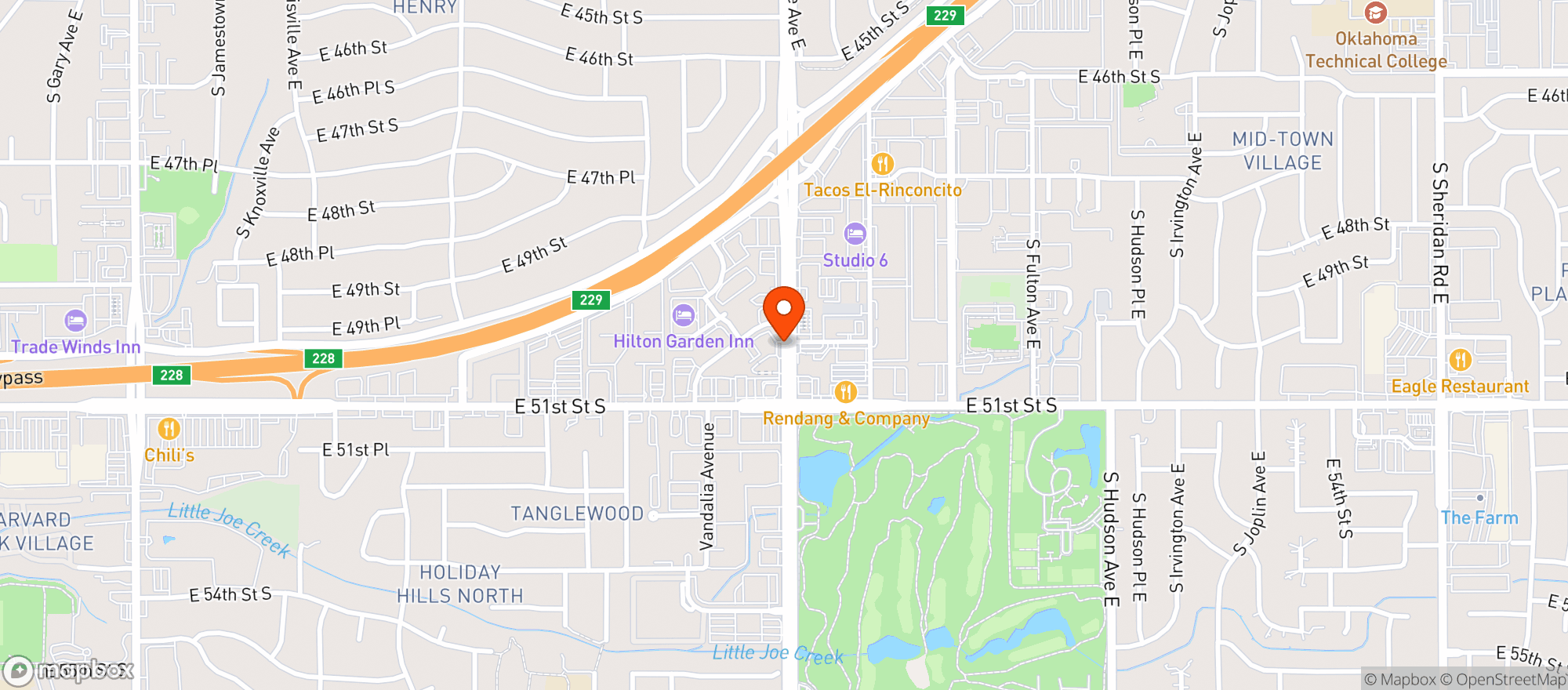 Map showing The Bros Houligan
