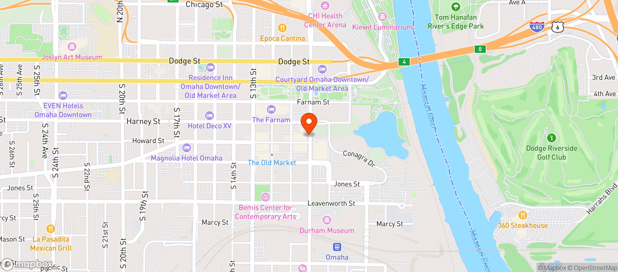 Map showing Barry Os