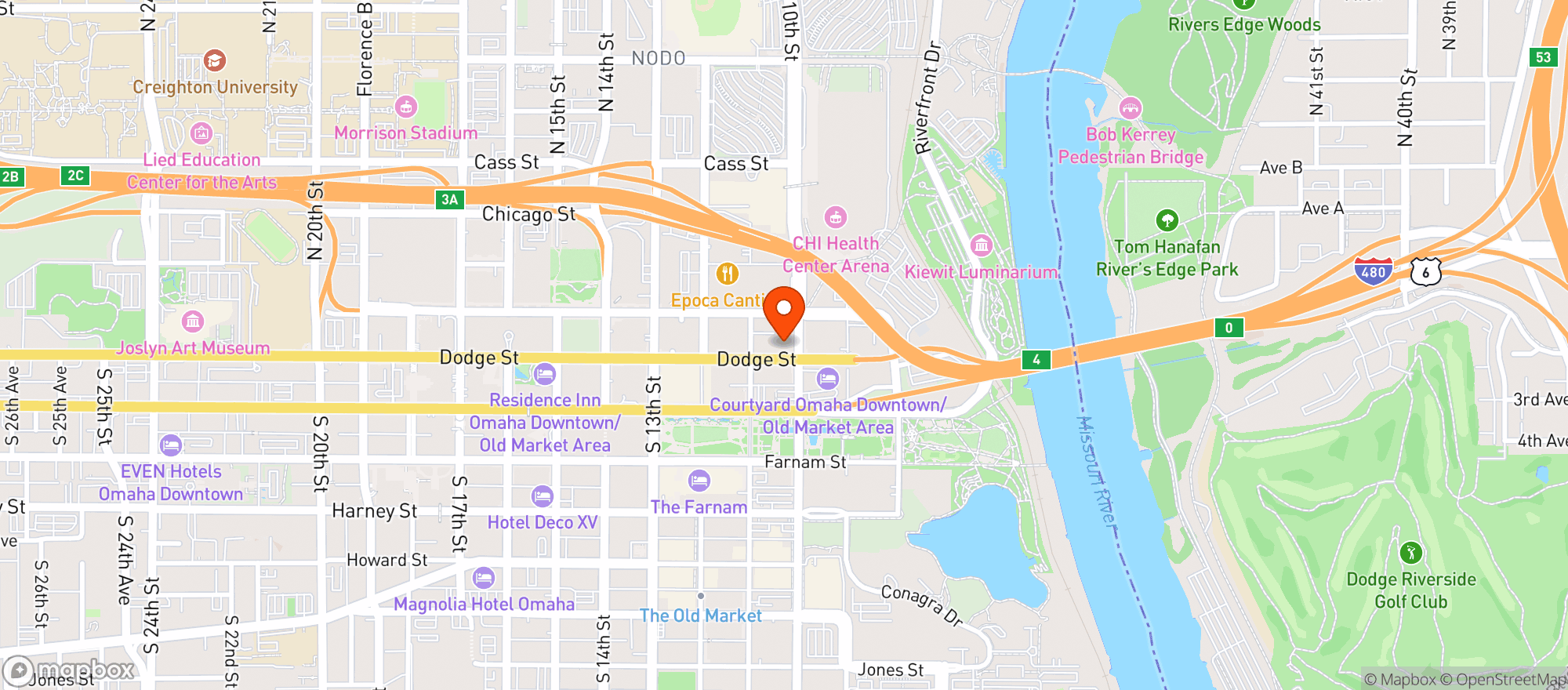 Map showing Capitol Arcade