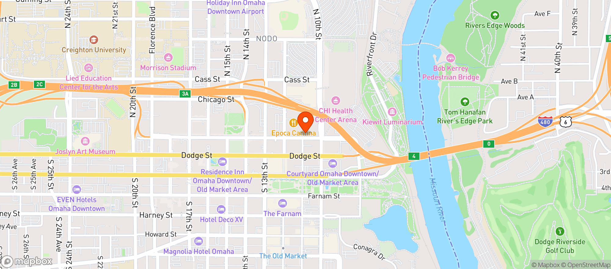 Map showing Let It Fly