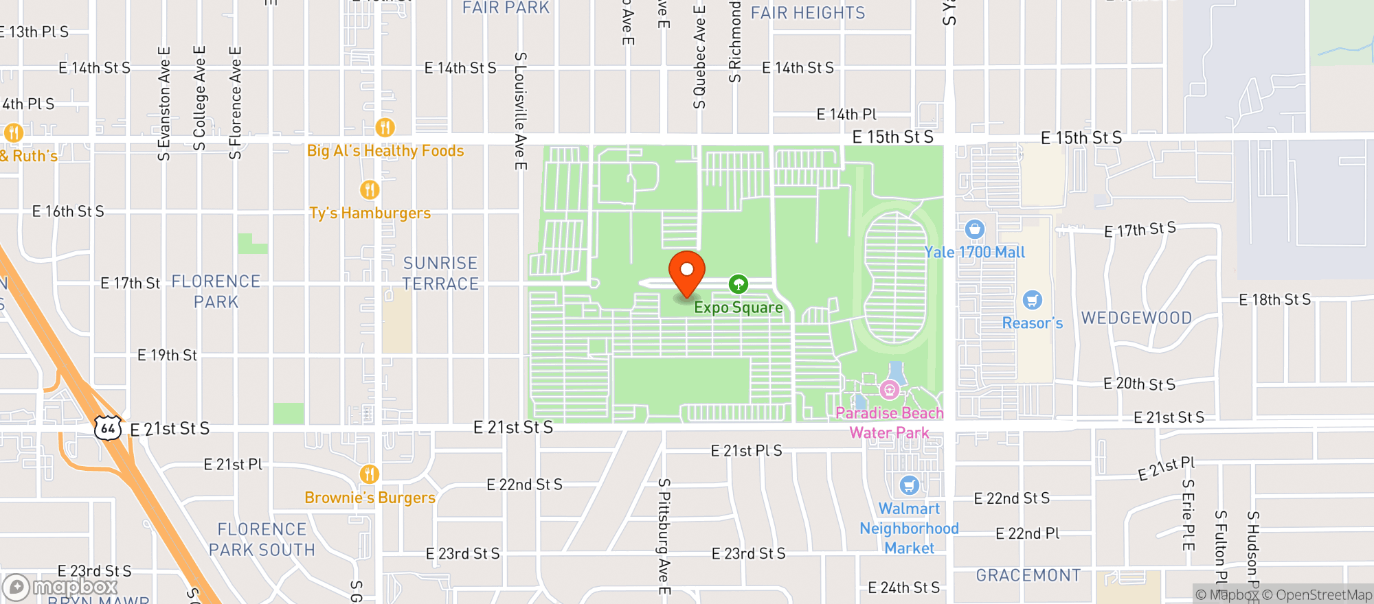 Map showing Fm Simulcast - Irish Fest