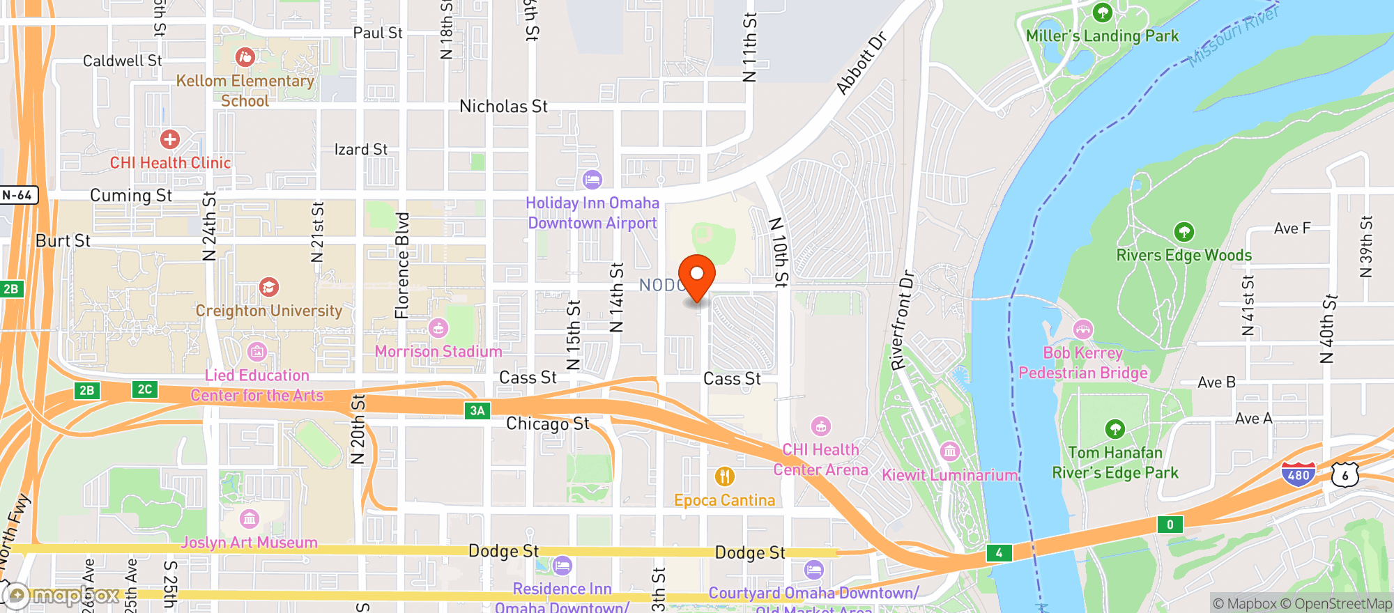 Map showing Blatt Beer & Table