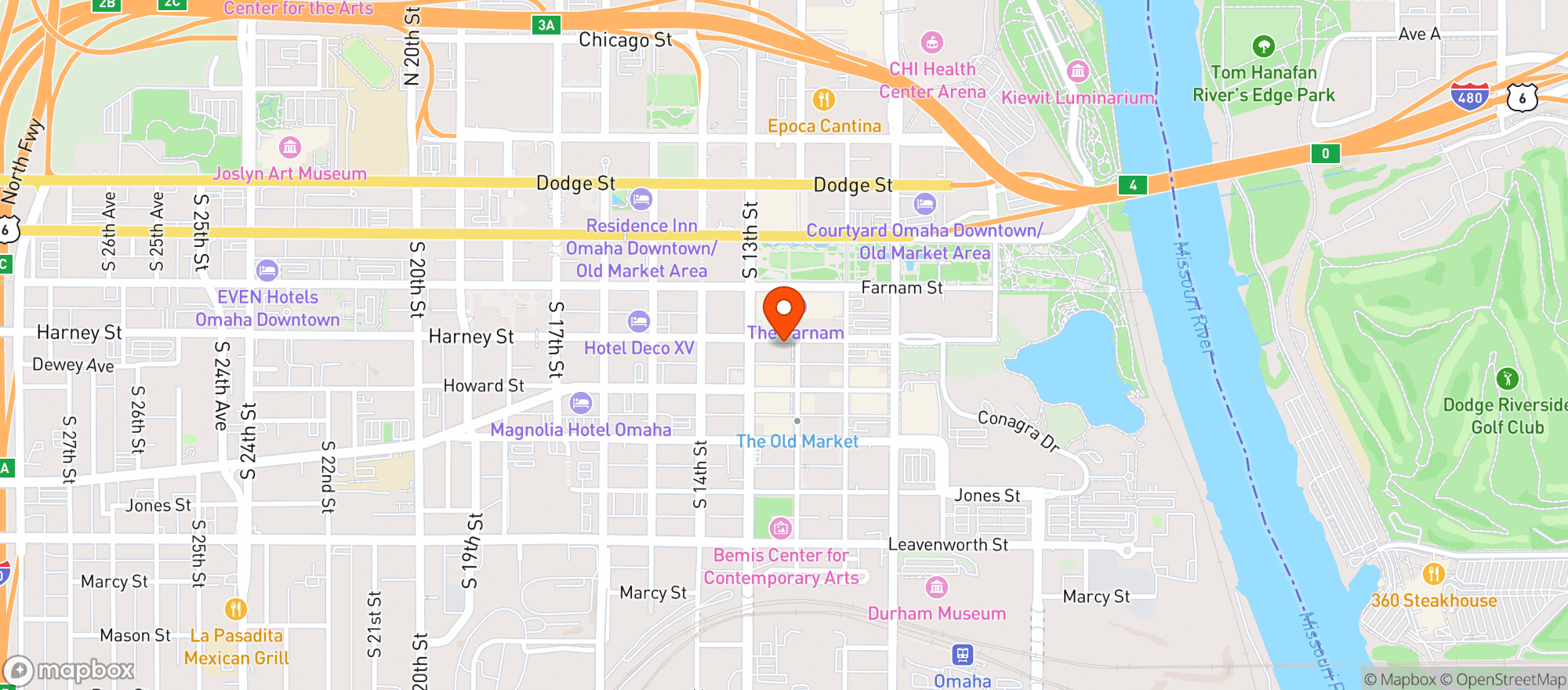 Map showing Dubliner Pub