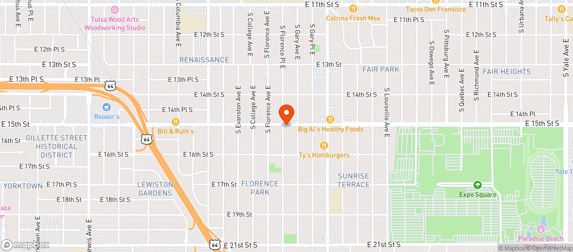 Map showing University Of Wash