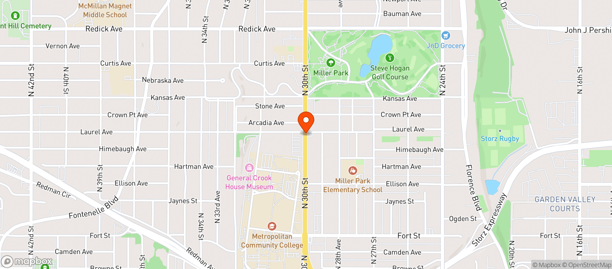 Map showing Rls Liquor & Food Store