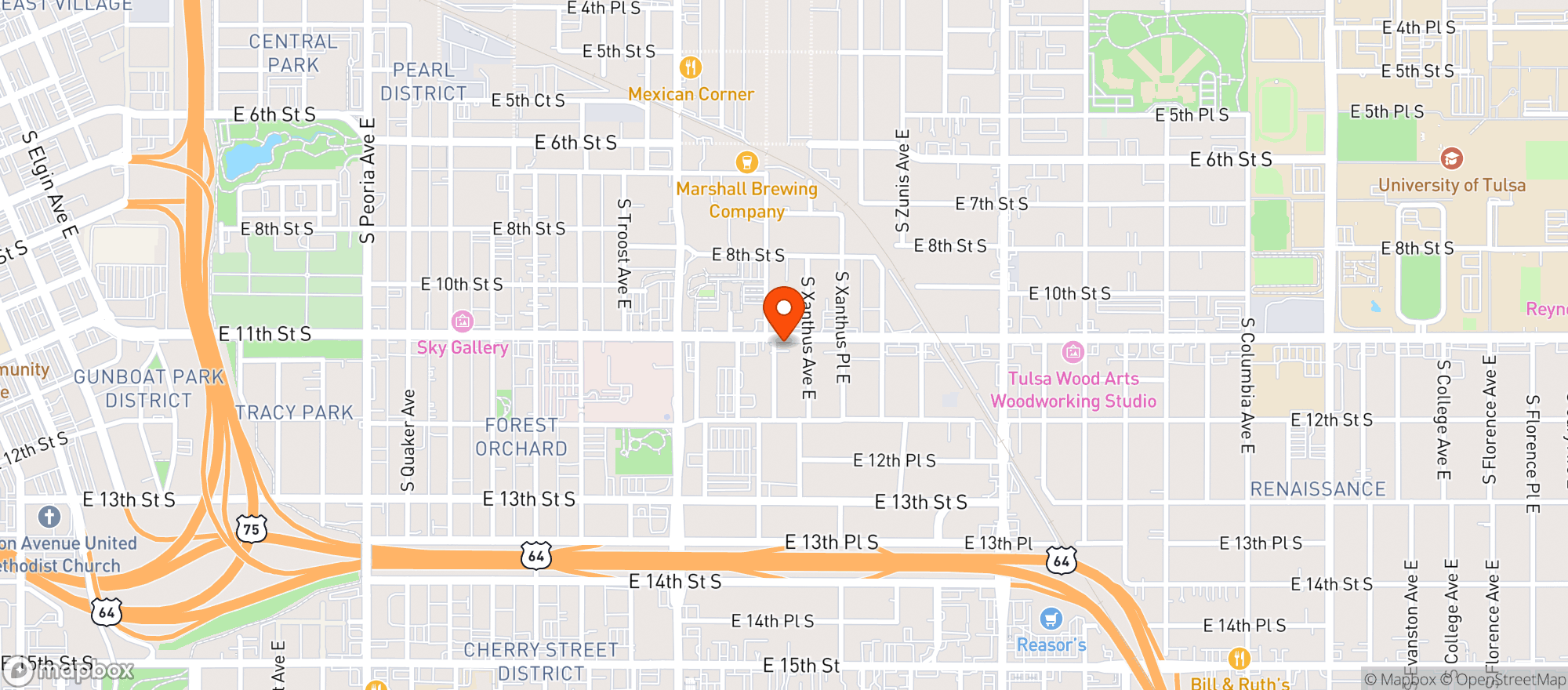 Map showing The Starlite