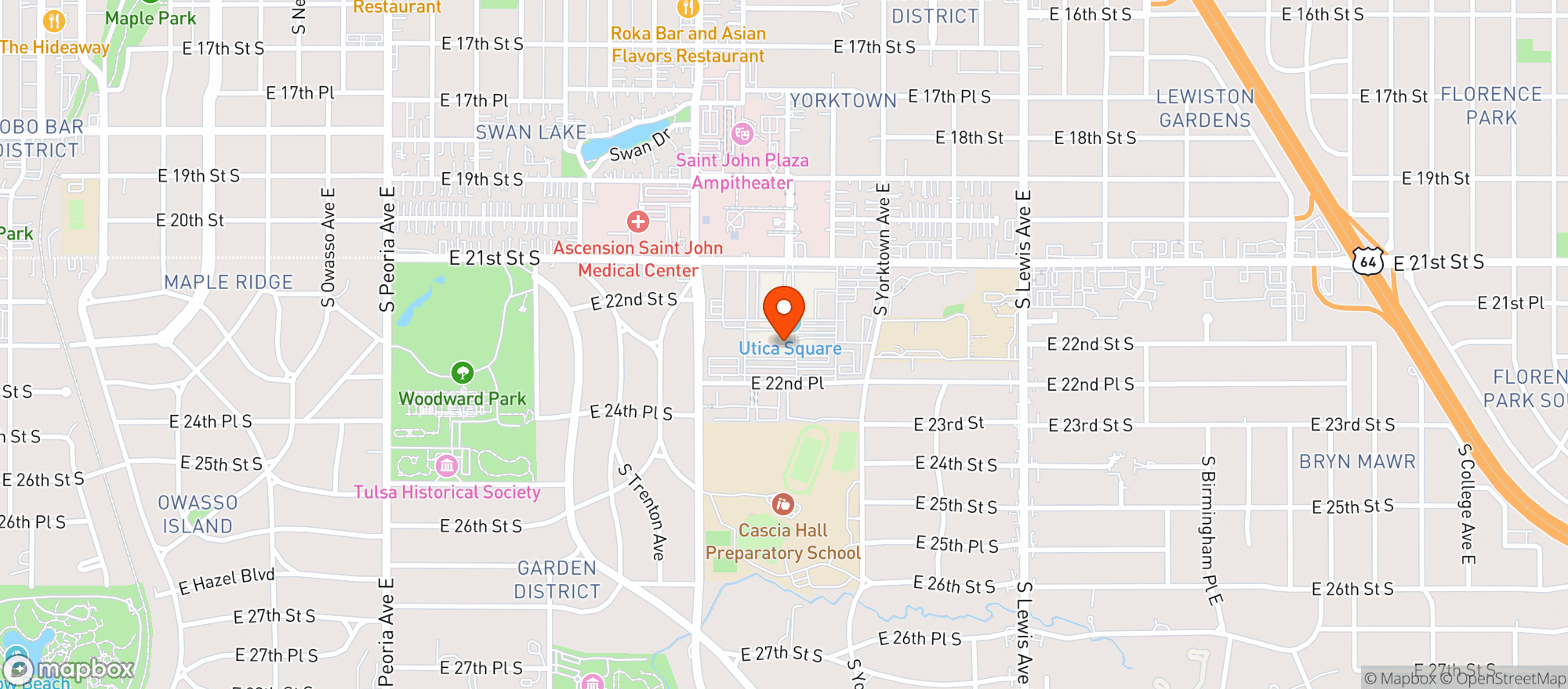 Map showing Bar Serra