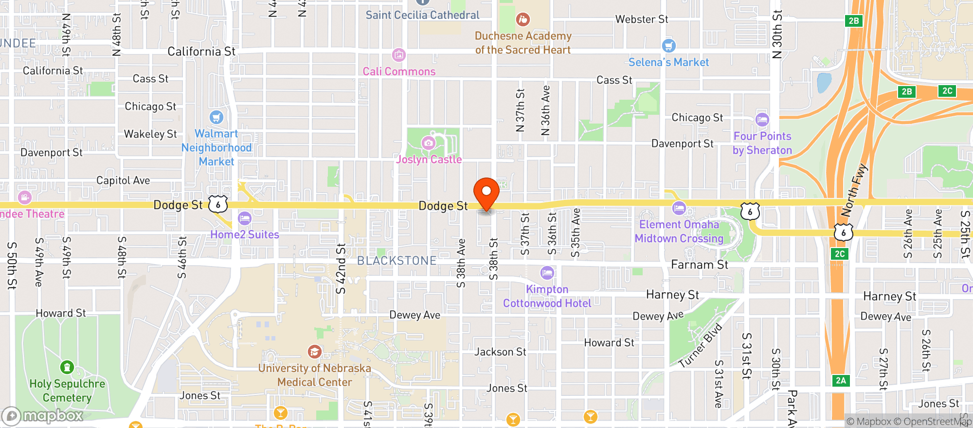 Map showing Dentist Office