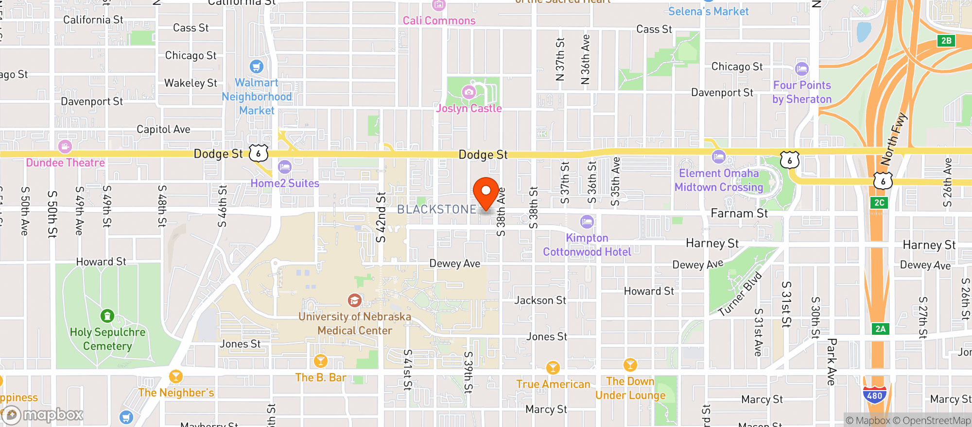 Map showing Koen Japanese Bbq And Izakaya