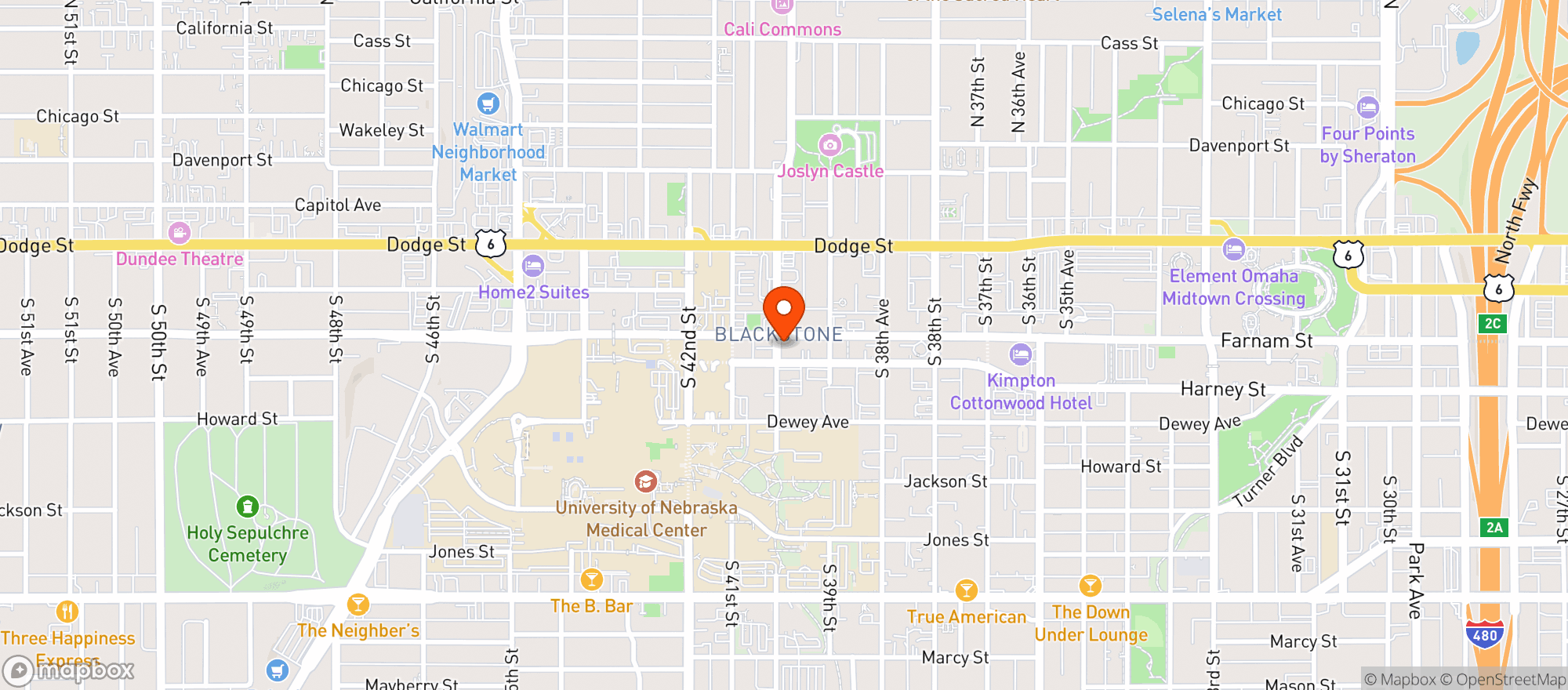 Map showing Sullivans Bar