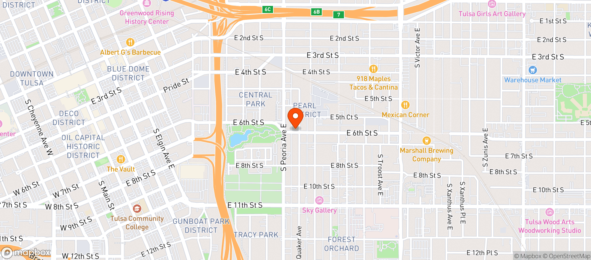 Map showing Lot 6