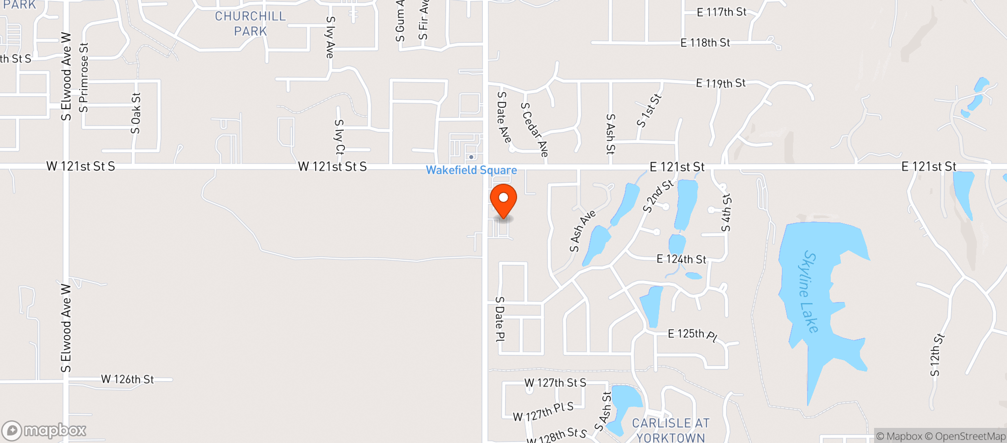 Map showing Out South Wine & Spirits