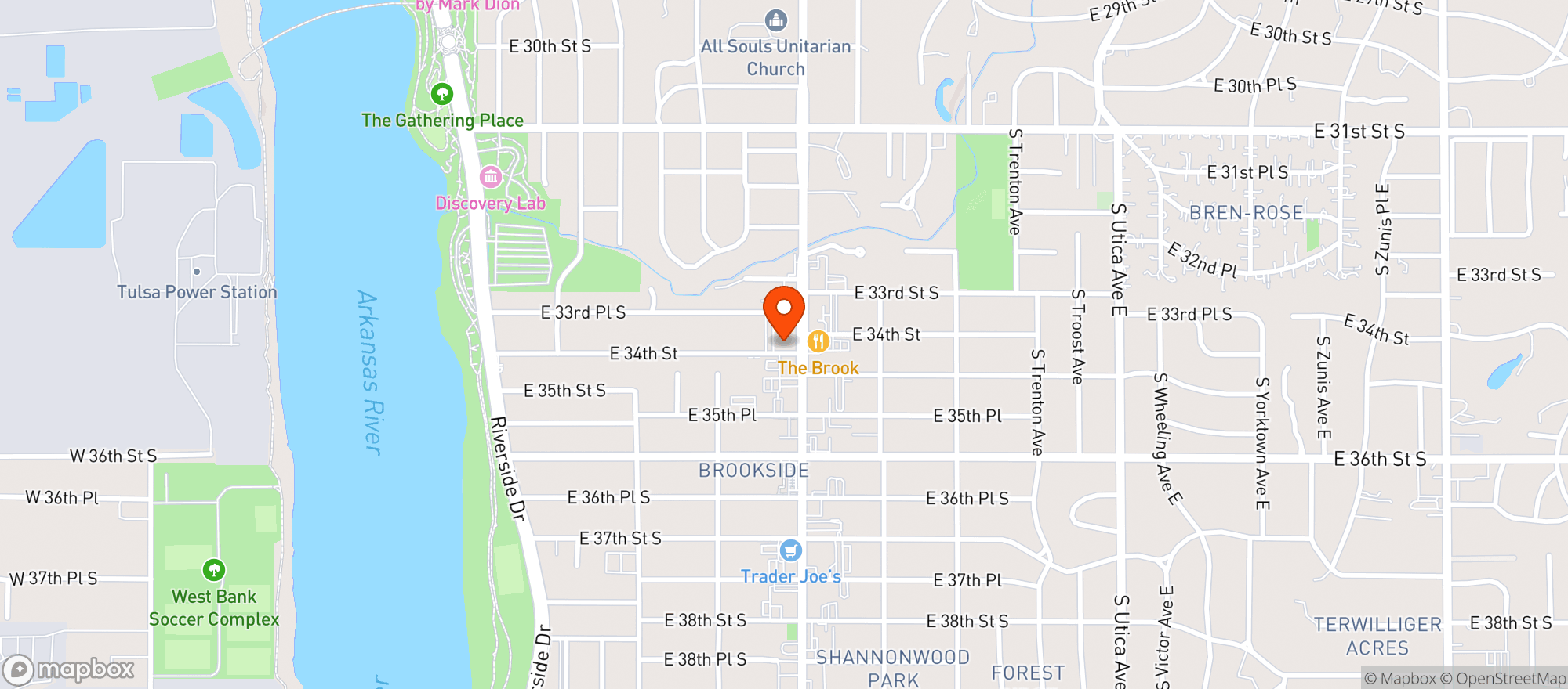 Map showing Bebe Nails And Spa